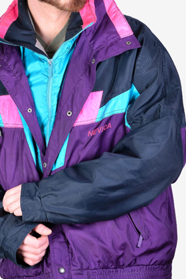 Vintage Retro Ski Jacket Size L Brick Vintage