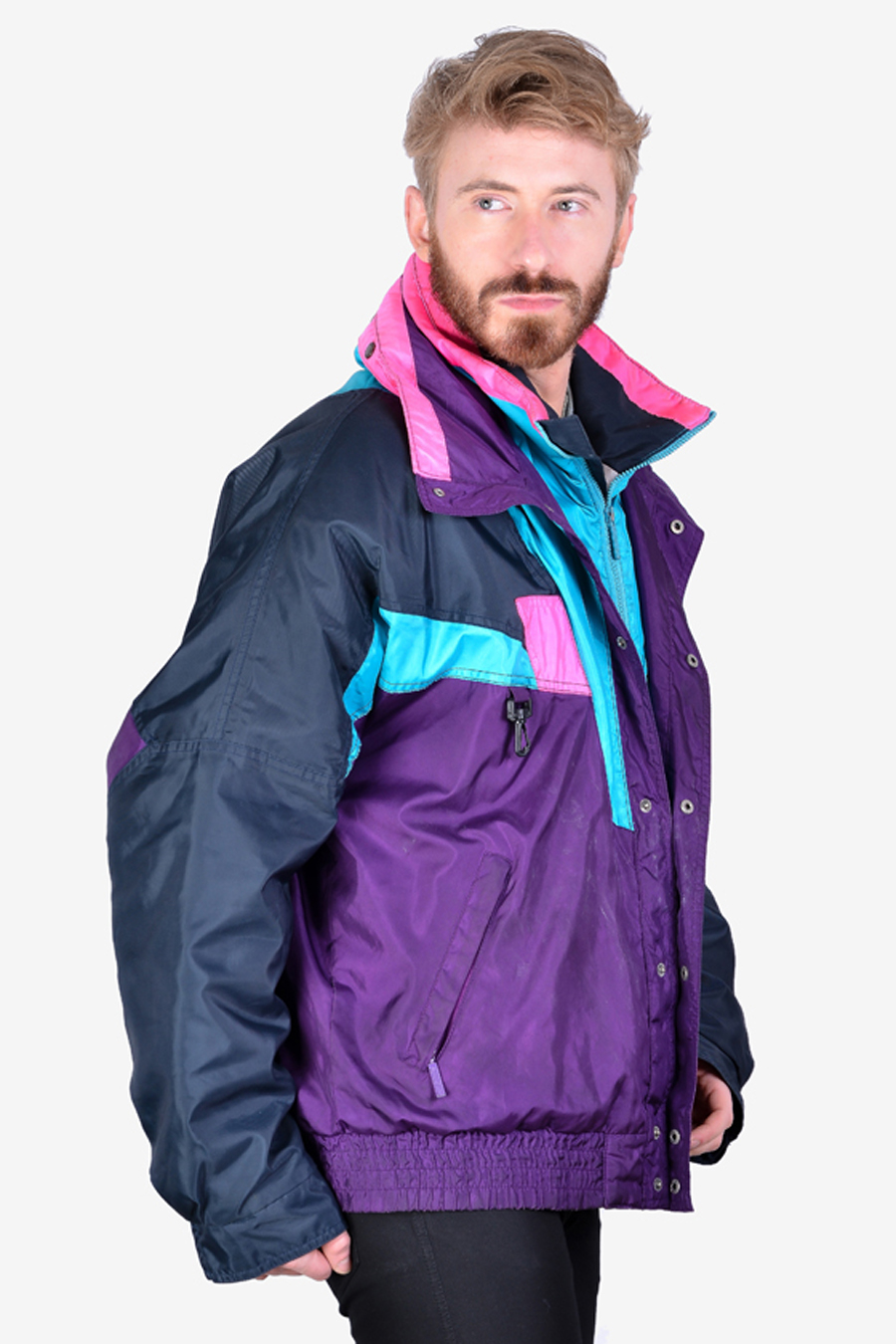 Vintage Retro Ski Jacket Size L Brick Vintage