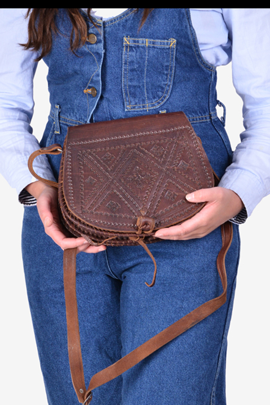 Vintage Leather Bags for Women Handbags, Saddle, Shoulder Bags