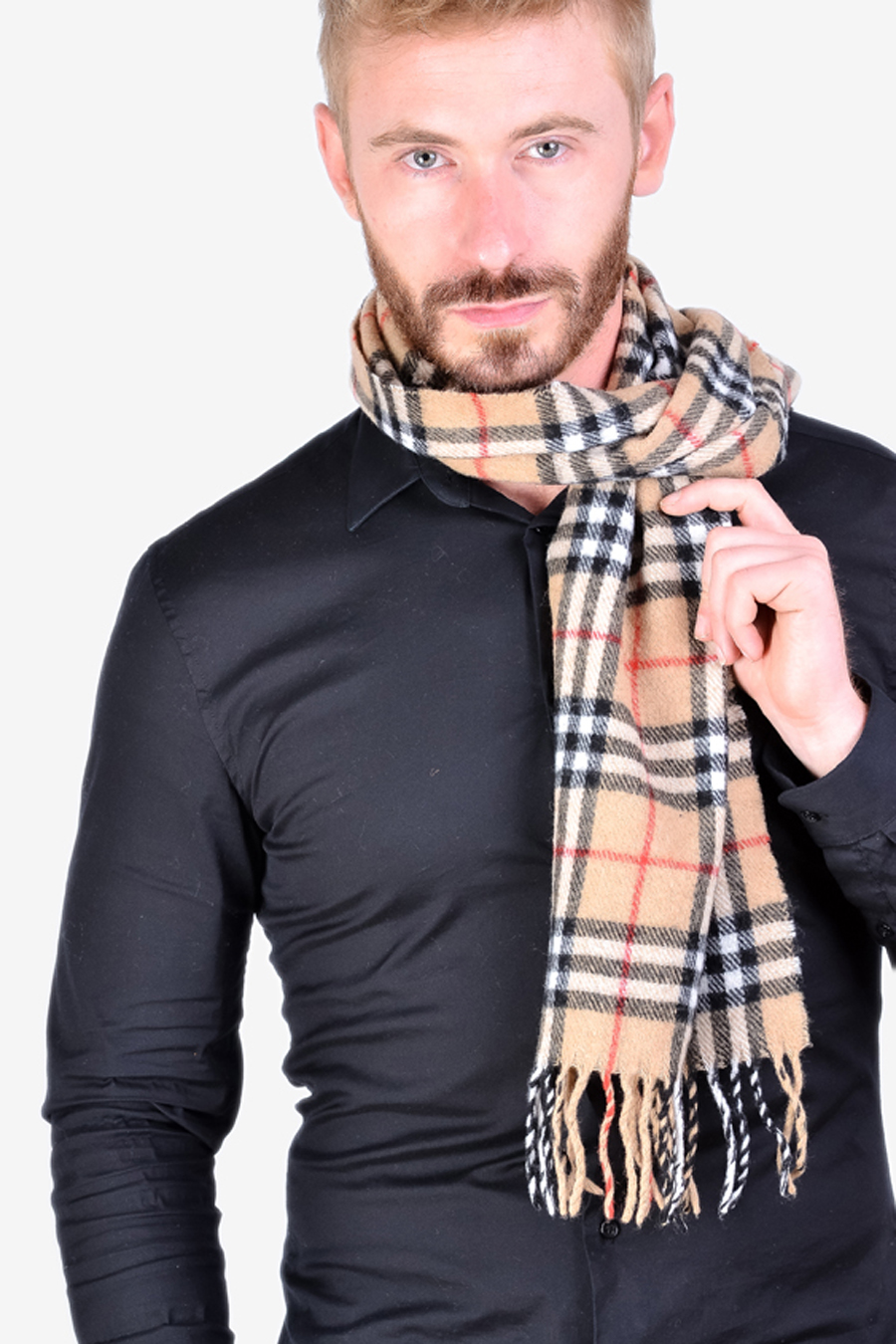 Vintage 1980's Burberrys Scarf Brick Vintage