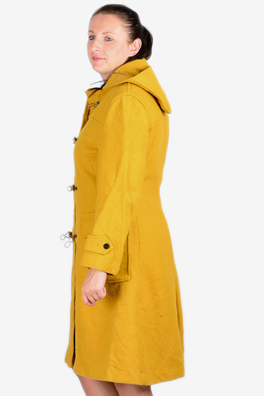 Vintage Women's Gloverall Duffle Coat Size 10 Brick Vintage