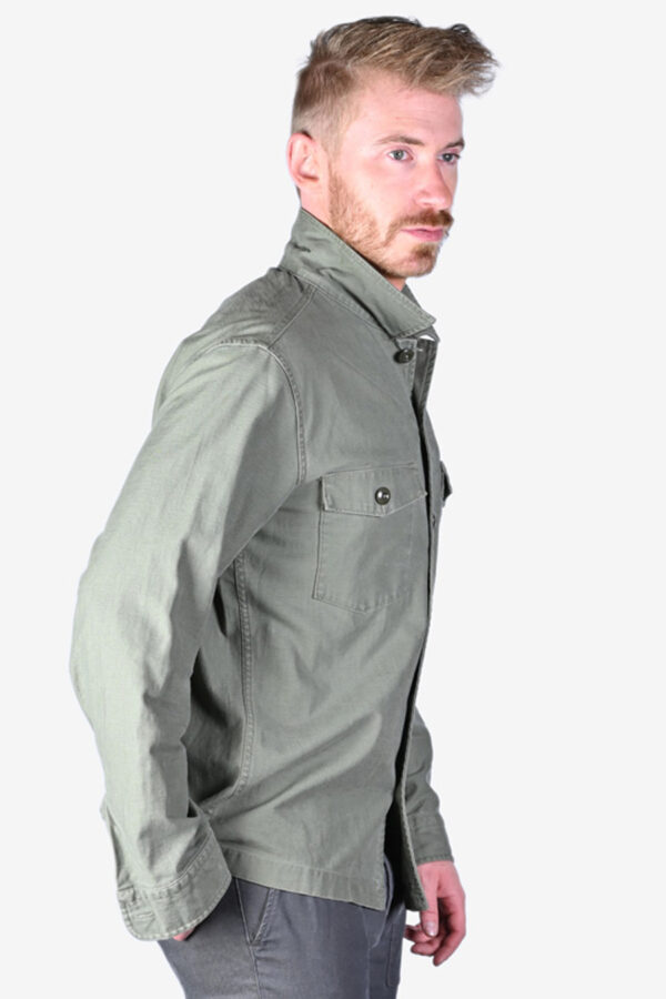 Vintage US Army Military Shirt Size M Brick Vintage