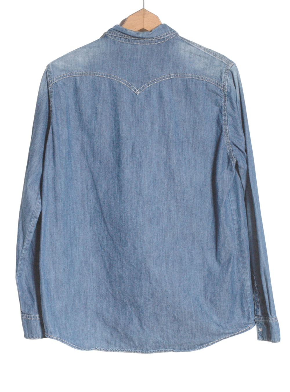 Vintage Levi's Sawtooth Denim Shirt Size 16 Brick Vintage